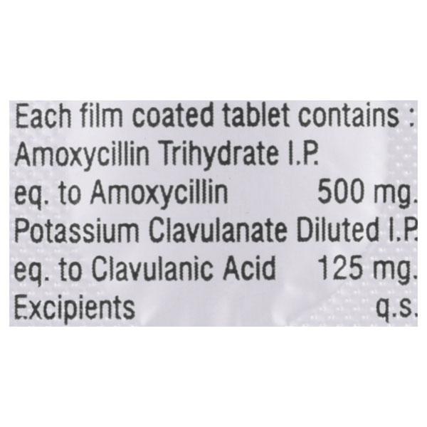 Verclav 625mg Tablet 10'S