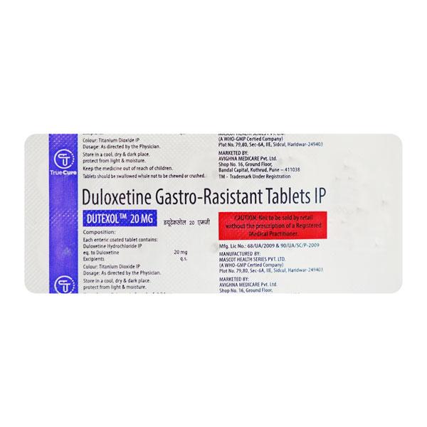 DUTEXOL 20 Tablet 10's