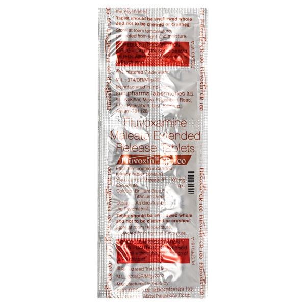 Fluvoxin CR 100mg Tablet 10'S