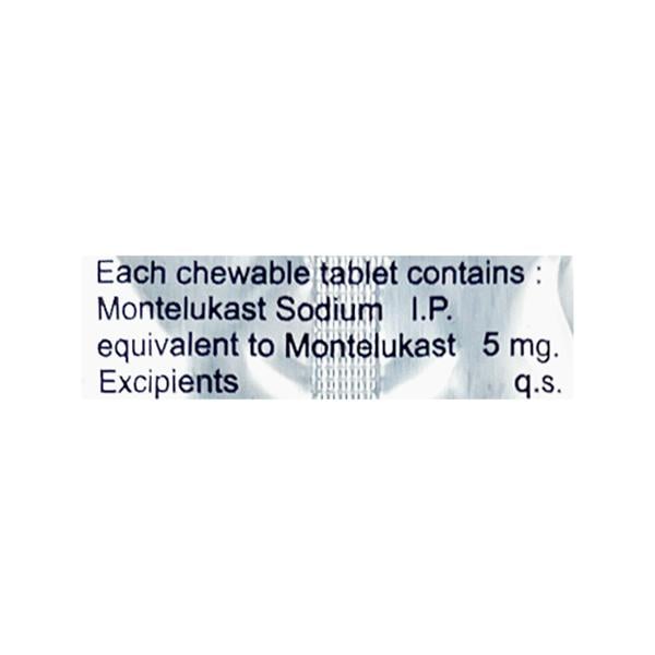 ASTHAMON 5mg Tablet 10's