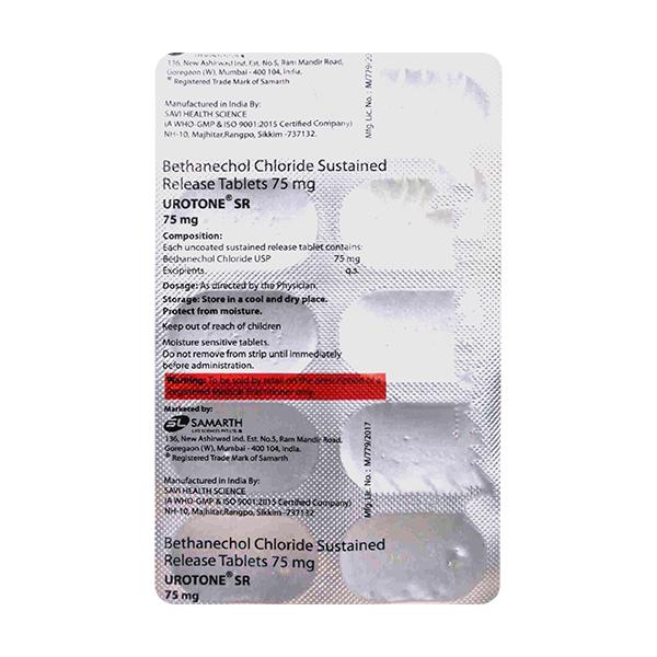 UROTONE SR 75mg Tablet 10's
