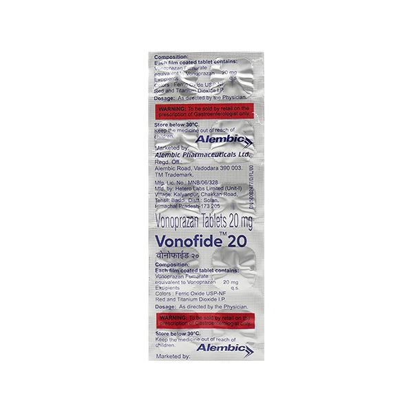 VONOFIDE 20 Tablet 10's