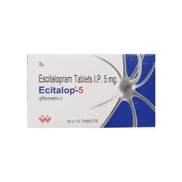 Ecitalop 5mg Tablet 10'S