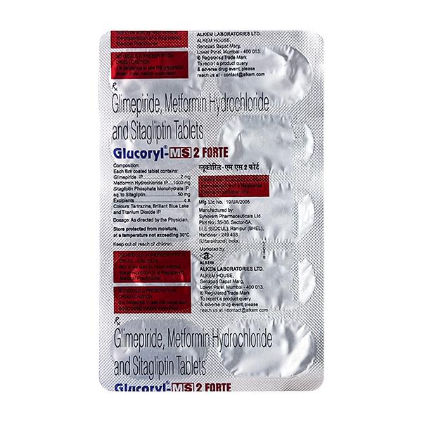 GLUCORYL MS 2 FORTE Tablet 10's