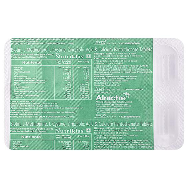 NUTRIKLAS NEW Tablet 10's