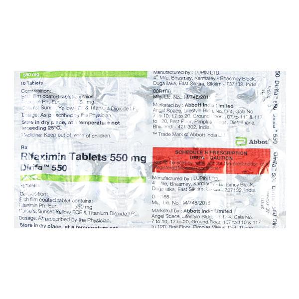 Dirifa 550mg Tablet 10'S