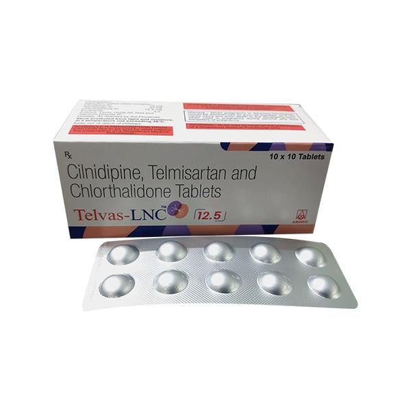 TELVAS LNC 12.5 Tablet 10's