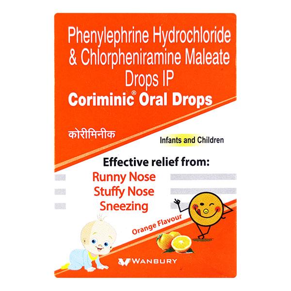 Coriminic Orange Flavour Drops 15ml