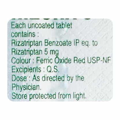 Rizora 5mg Tablet 4'S