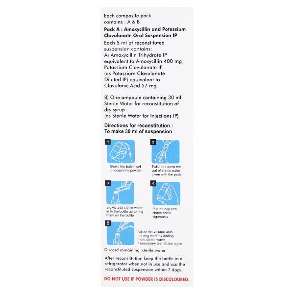 Bactoclav DS 457 Dry Syrup 30ml
