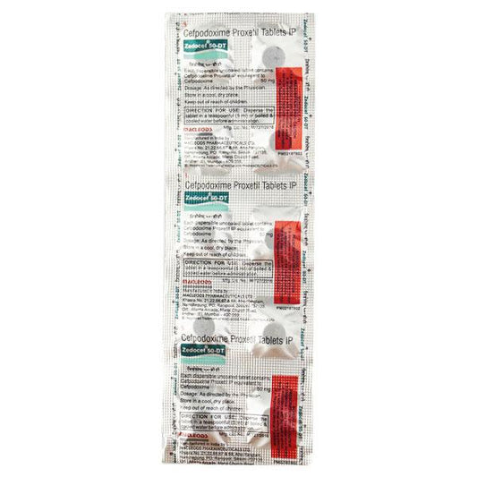Zedocef DT 50mg Tablet 10'S