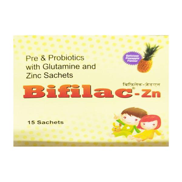 Bifilac ZN Delicious Pineapple Flavour 1gm Powder 15'S