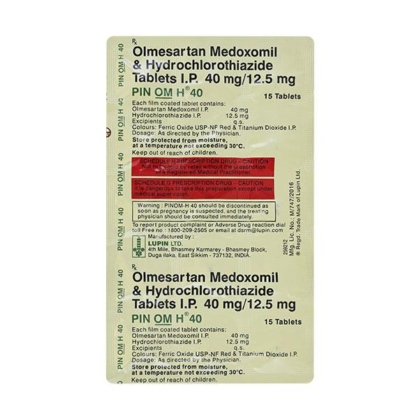 PINOM H 40mg Tablet 15's