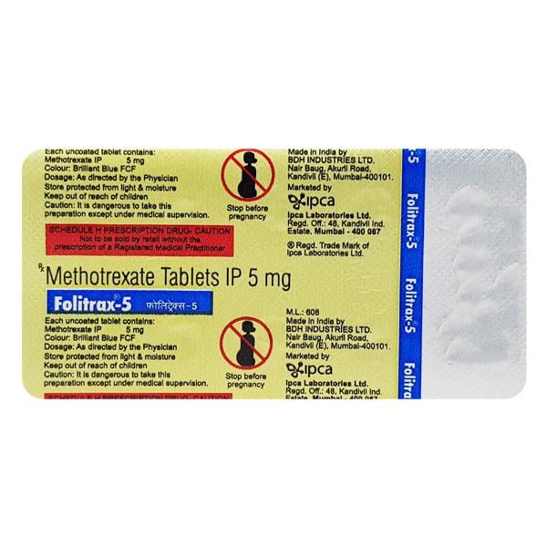 Folitrax 5mg Tablet 10'S