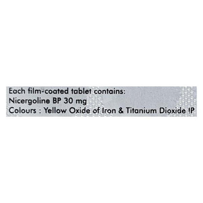 Nicerbium 30mg Tablet 10'S