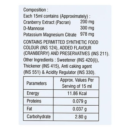 CRANTOP Sugar Free Raspberry Flavour Syrup 200ml