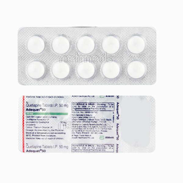 Adequet 50mg Tablet 10'S