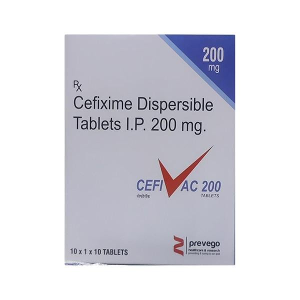 CEFIVAC 200 Dispersible Tablet 10's