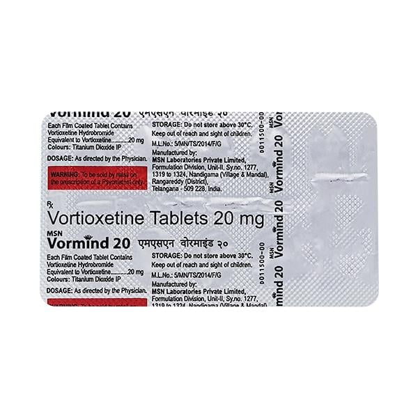 VORMIND 20 Tablet 10's