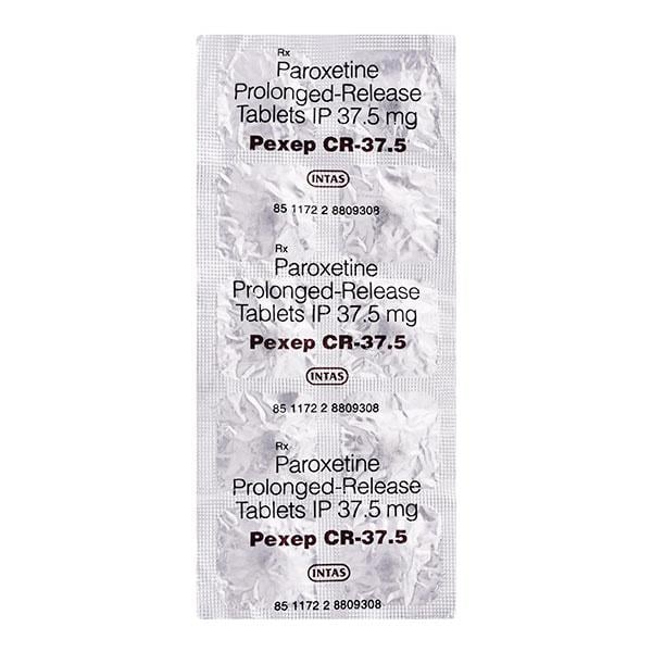 Pexep CR 37.5mg Tablet 10'S