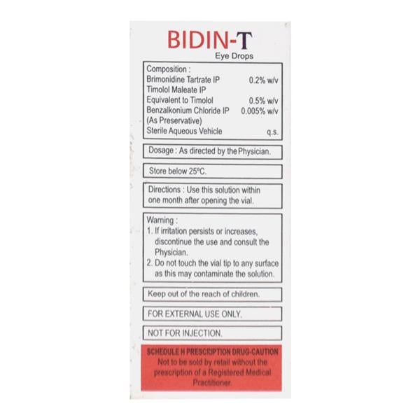 Bidin T Eye Drops 5ml