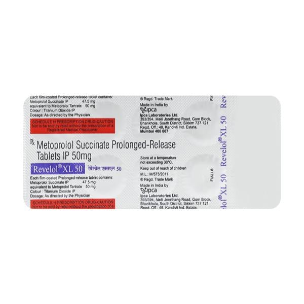 Revelol XL 50mg Tablet 10'S