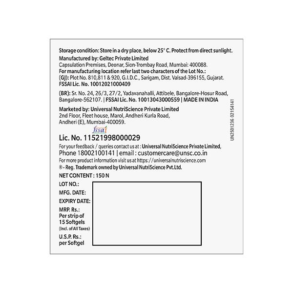 E COD MG Softgel 15's