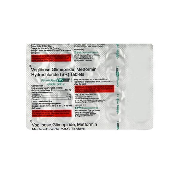 Glimisave MV 3.3 Tablet 10'S