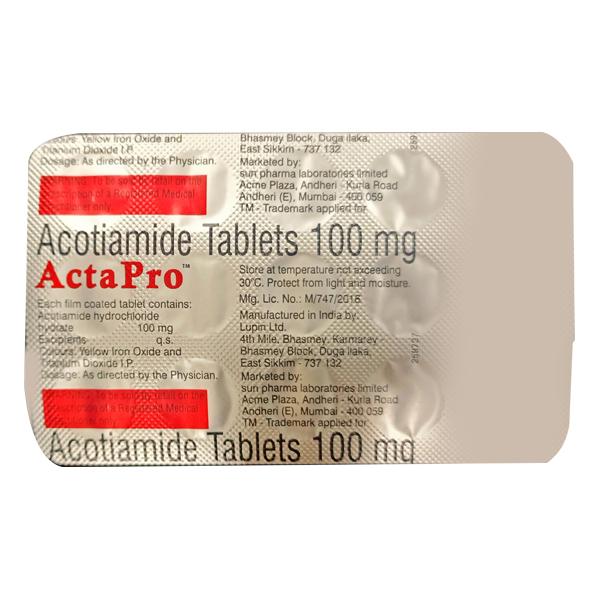 Actapro 100mg Tablet 15'S