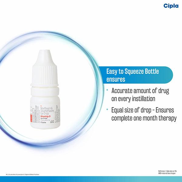 Moxicip D Eye Drops 5ml
