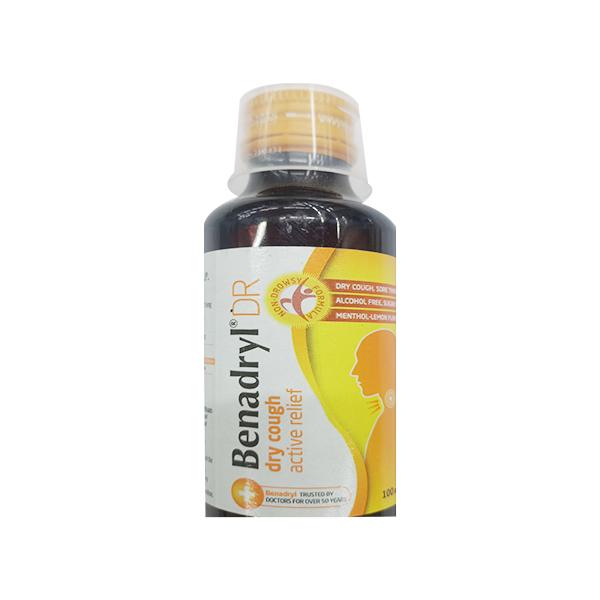 Benadryl DR Dry Cough Active Relief Syrup 100ml