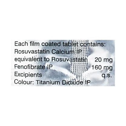 Rosuvas F 20mg Tablet 10'S