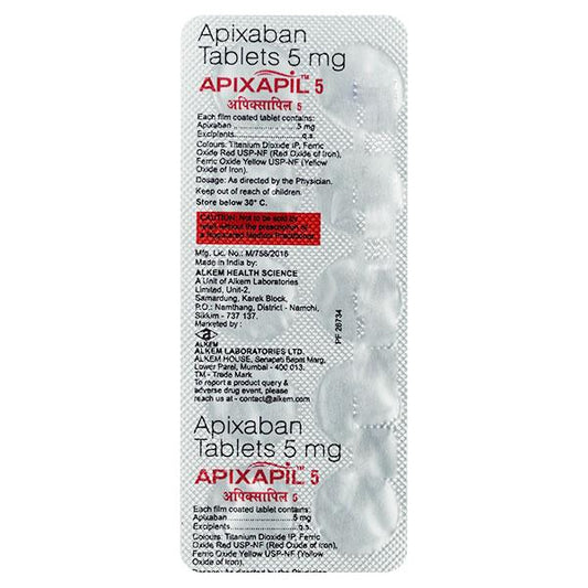 APIXAPIL 5 Tablet 10's