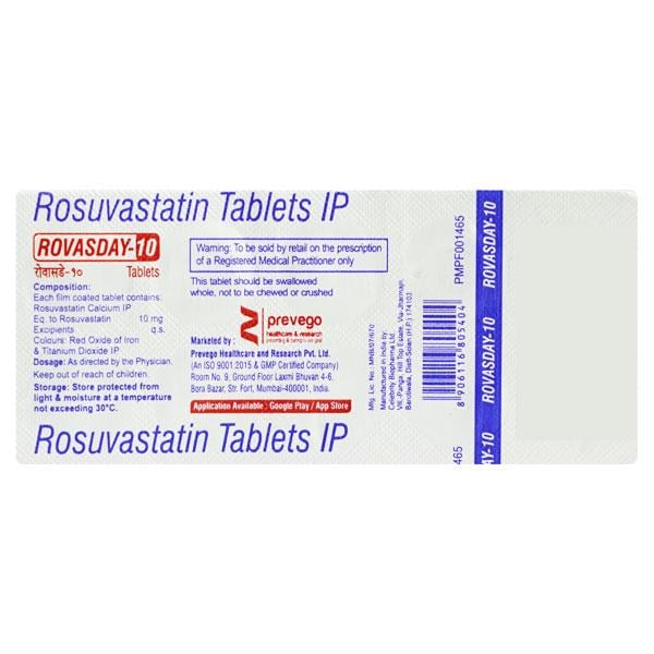 ROVASDAY 10 Tablet 10's