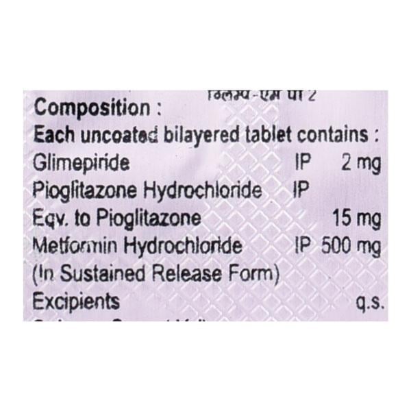 Glimp MP 2mg Tablet 10'S