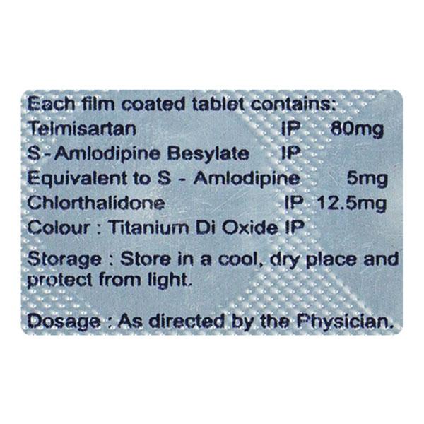ELDOTEL TRIO 80mg Tablet 10's