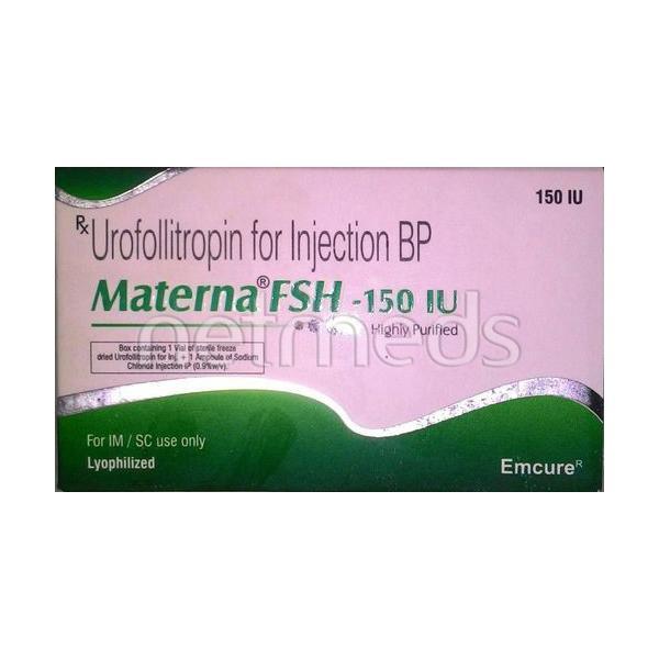 Materna Fsh 150IU Injection 1's