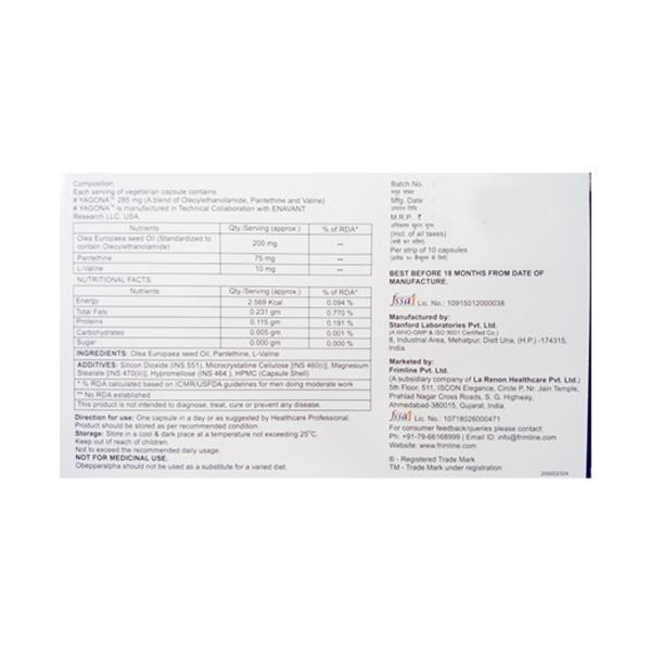 OBEPPARALPHA Capsule 10's