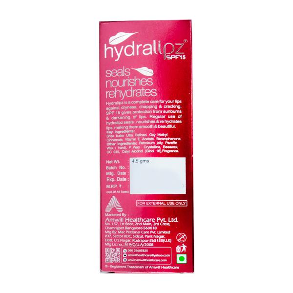 HYDRALIPZ SPF 15 Lip Moisturiser 4.5gm