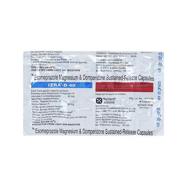 Izra D 40mg Capsule 10'S