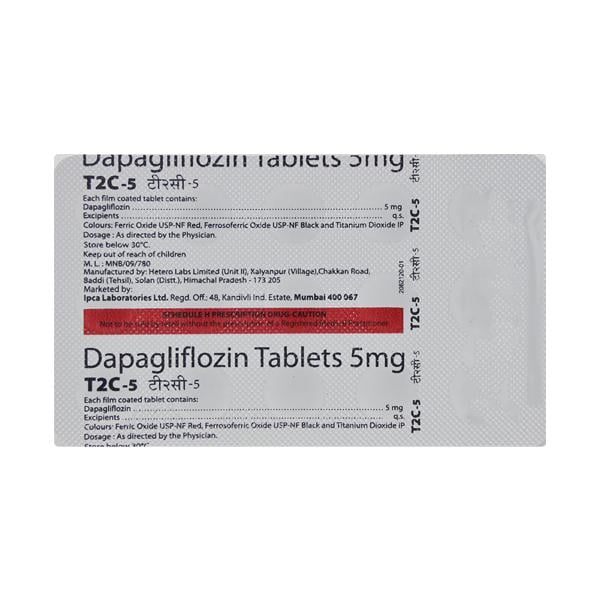 T2C 5 Tablet 15's