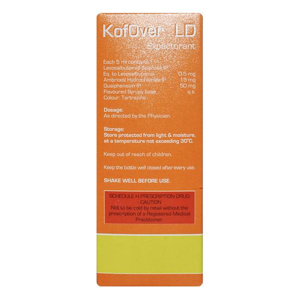 KOFOVER LD PINEAPPLE+MIXED FRUIT FLAVOUR Expectorant 60ml
