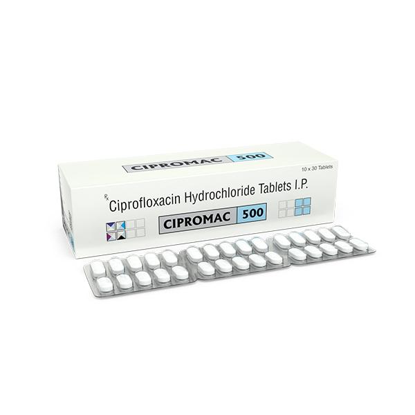 Cipromac 500Mg Tablet 10's