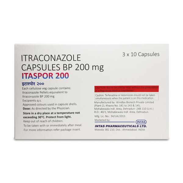 ITASPOR 200 Capsule 10's