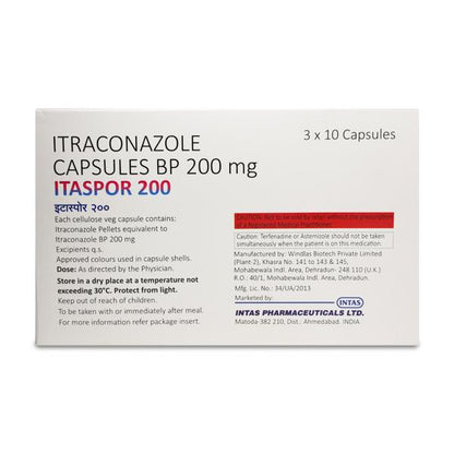 ITASPOR 200 Capsule 10's