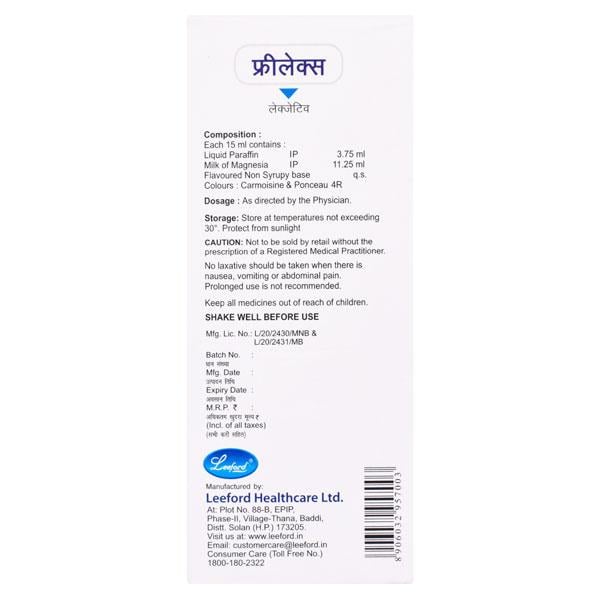 Freelex Mint Flavour Suspension 170ml