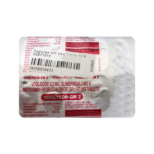 Voglyson GM 2mg Tablet 10'S