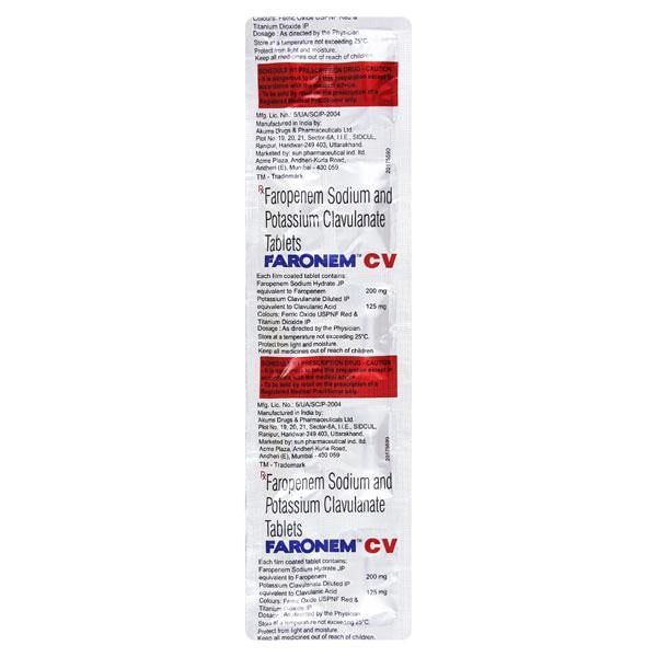 FARONEM CV Tablet 10's