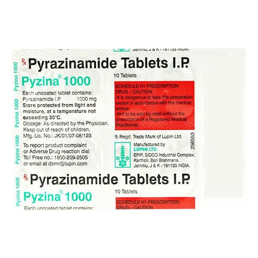 PYZINA 1GM TABLET 10'S