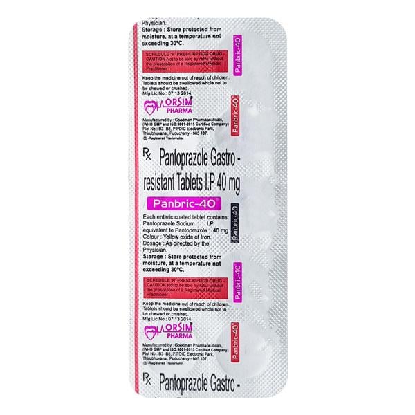 PANBRIC 40mg Tablet 10's